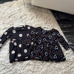 Cat & Jack Black and Brown Kids Dresses